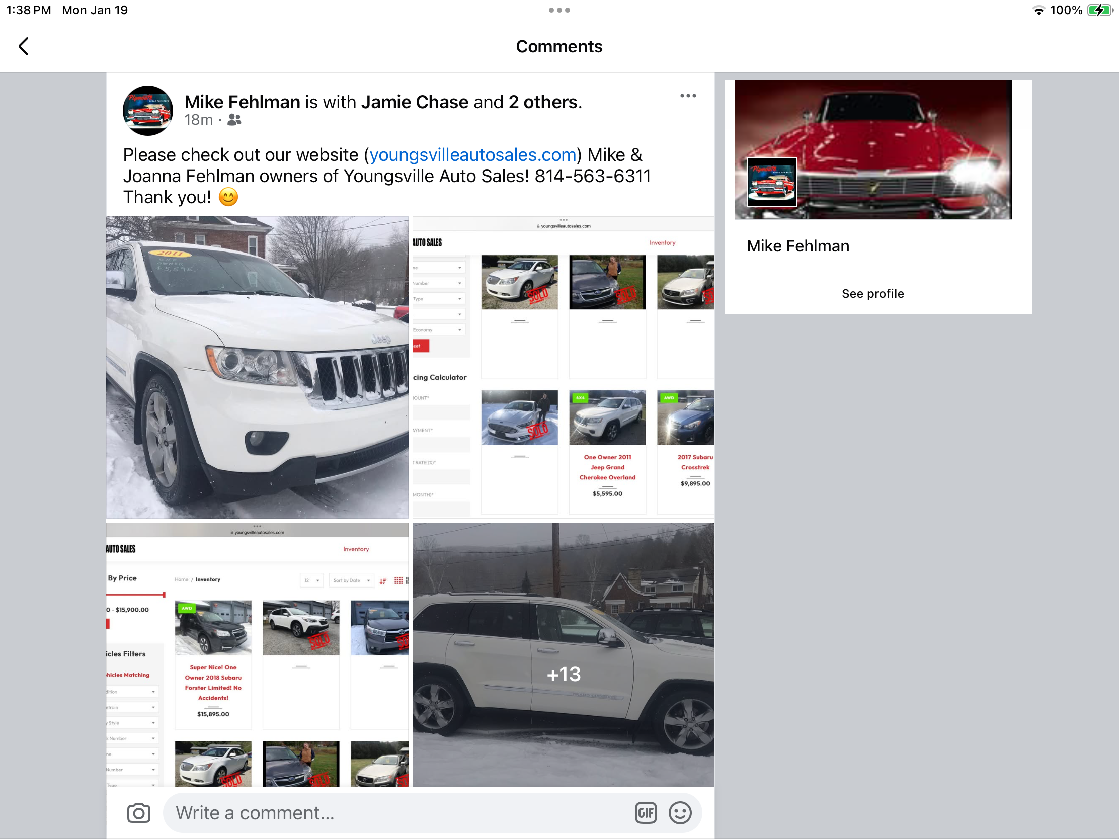 One Owner 2011 Jeep Grand Cherokee Overland