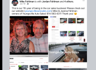 Owned Allegheny Auto Body 1983-2026 43yrs Married my high school sweetheart Joanna 1984 42yrs opened Y.A.S 2019 7yrs